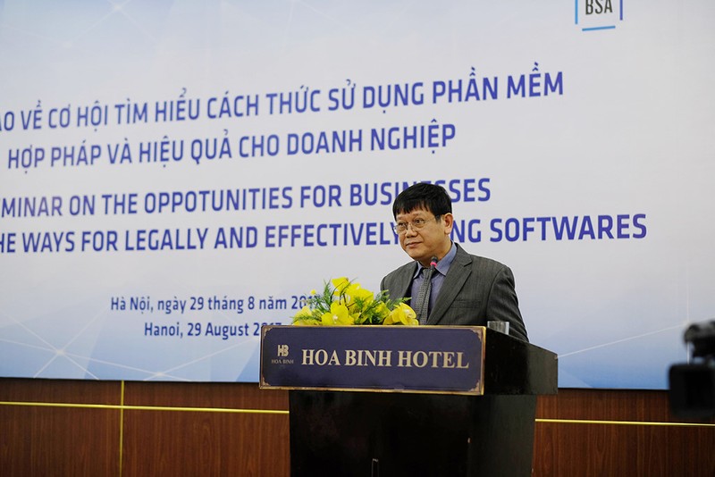 Sử dụng phần mềm hợp pháp và hiệu quả cho doanh nghiệp ảnh 2 Ông Trần Văn Minh, Phó Chánh Thanh tra Bộ Văn hóa Thể thao và Du lịch cập nhật về tình hình thực thi bản quyền phần mềm tại Việt Nam