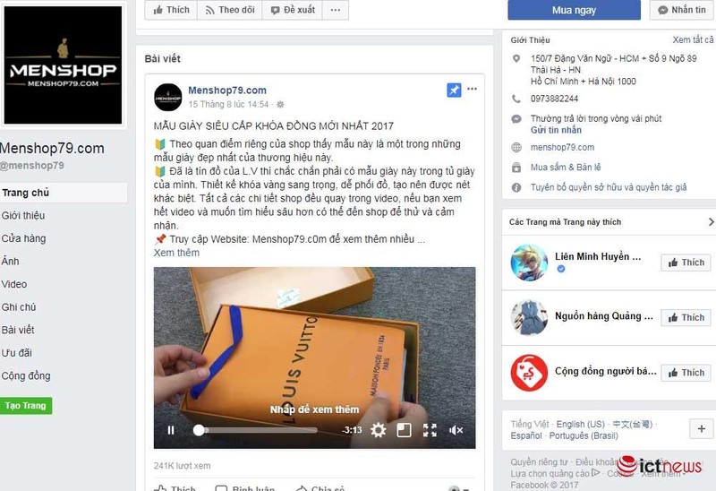 Facebook “thiên đường” buôn bán hàng giả, hàng nhái, hàng cấm ảnh 1