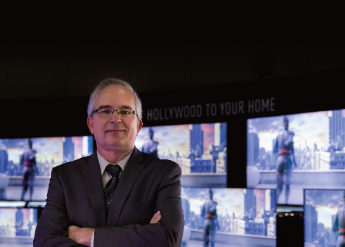 Ông Ron Martin - Giám đốc phòng thí nghiệm Hollywood của Panasonic. Ảnh:Panasonic. polyad