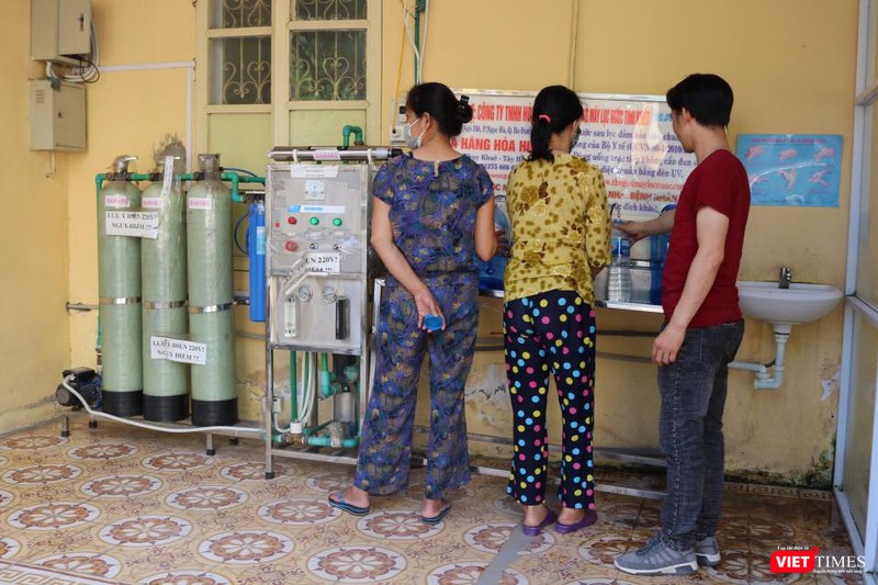 Nước uống miễn phí phục vụ bệnh nhân ở BV Phổi Trung ương Nước uống miễn phí ở BV Phổi Trung ương