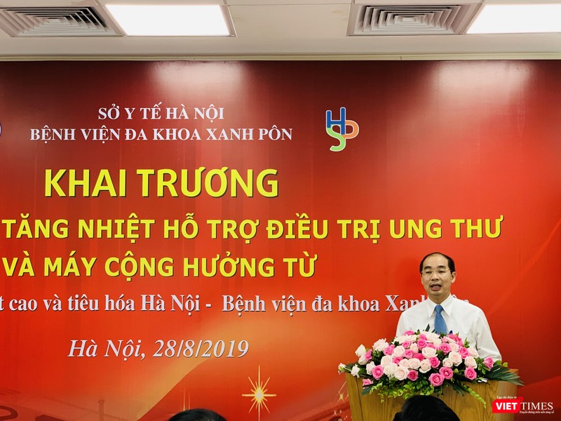 Ông Nguyễn Đình Hưng - Giám đốc BVĐK Xanh Pôn cho biết, BV không ngừng nâng cao chất lượng khám, chữa bệnh  với việc đầu tư trang thiết bị hiện đại, triển khai các kỹ thuật cao