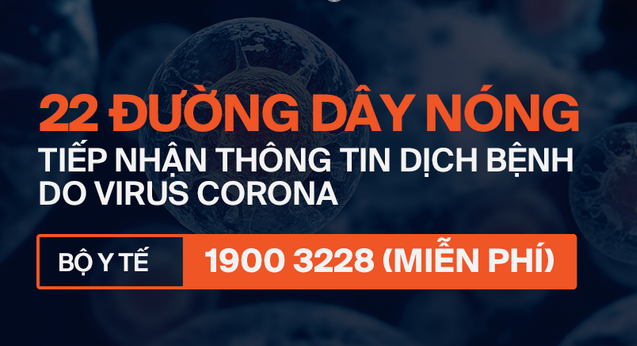 Đường dây nóng của Bộ Y tế miễn phí các cuộc gọi từ 1/2/2020