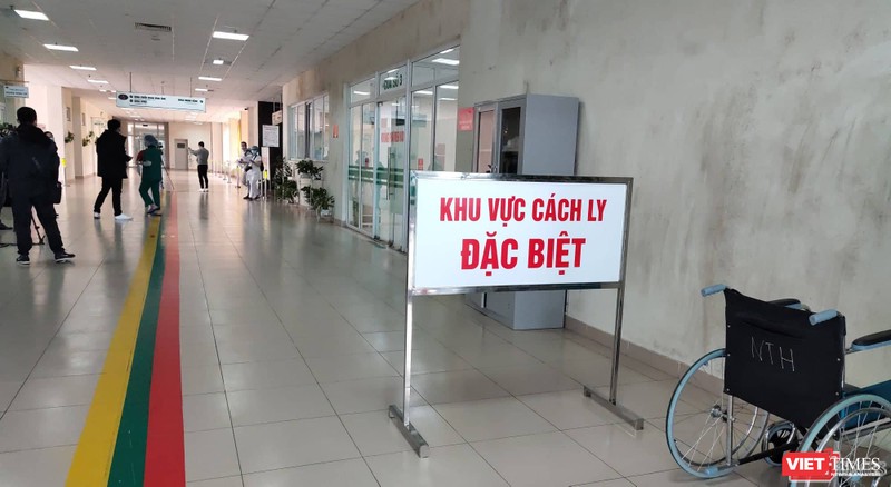 Khu vực cách ly đặc biệt tại Bệnh viện Bệnh Nhiệt đới Trung ương. Ảnh: Minh Thúy 