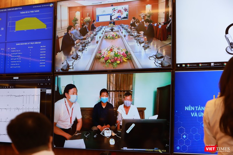 Hội chẩn từ xa với các bệnh viện Hội chẩn từ xa với các bệnh viện