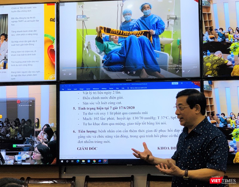 PGS.TS. Lương Ngọc Khuê - Cục trưởng Khám chữa bệnh (Bộ Y tế) tại Trung tâm hội chẩn bệnh nhân COVID-19 nặng PGS.TS. Lương Ngọc Khuê - Cục trưởng Khám chữa bệnh (Bộ Y tế) tại Trung tâm hội chẩn bệnh nhân COVID-19 nặng