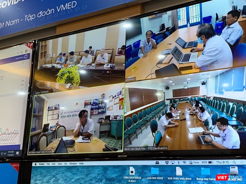 Các chuyên gia tại các điểm cầu 