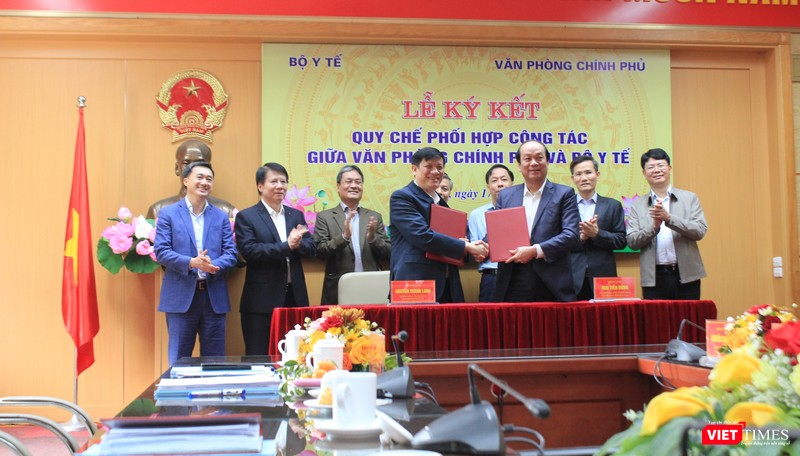 Văn phòng Chính và Bộ Y tế ký kết quy chế phối hợp công tác Văn phòng Chính và Bộ Y tế ký kết quy chế phối hợp công tác
