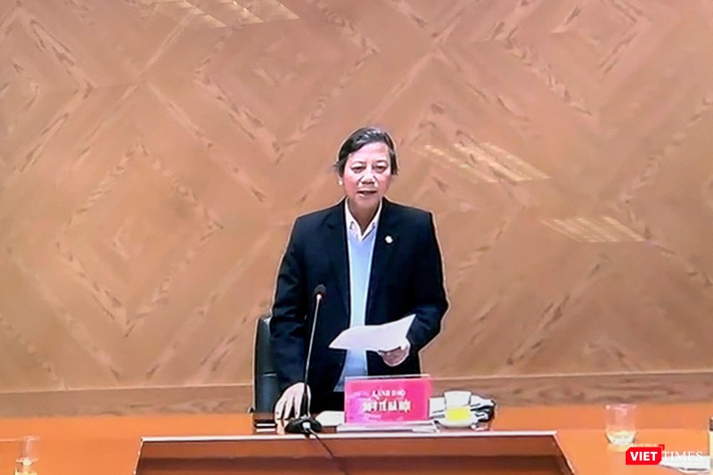 Đại diện Sở Y tế Hà Nội ở điểm cầu Thủ đô Đại diện Sở Y tế Hà Nội ở điểm cầu Thủ đô