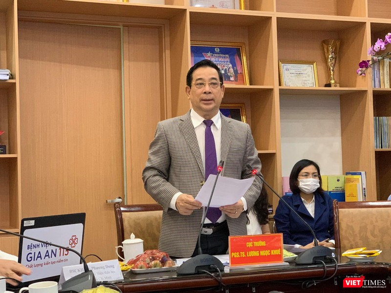 PGS.TS. Lương Ngọc Khuê - Phó Chủ tịch Hội đồng y khoa, Cục trưởng Cục Quản lý Khám, chữa bệnh, Phó Trưởng Tiểu ban Điều trị - Ban Chỉ đạo quốc gia phòng, chống dịch COVID-19
