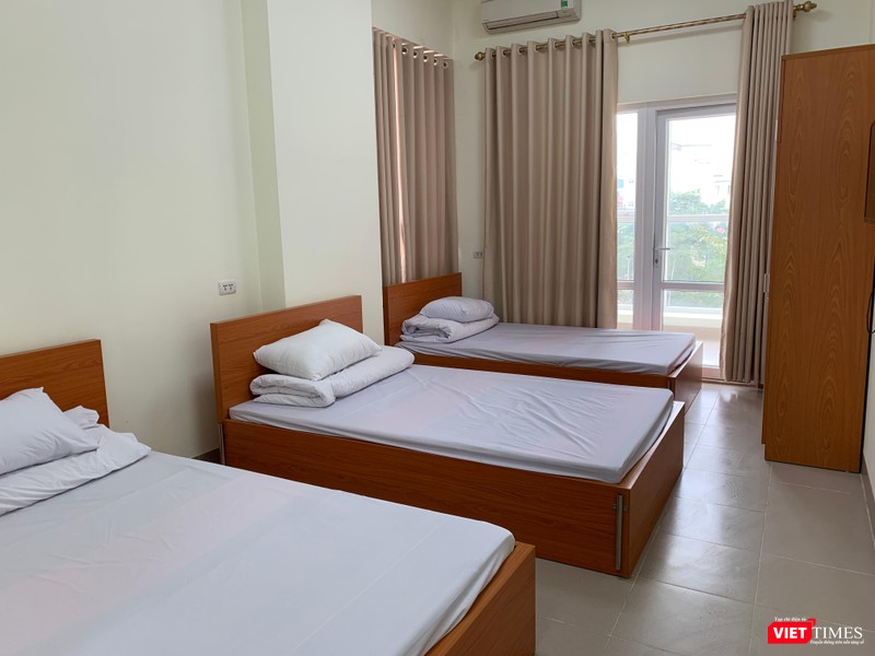 Phòng theo dõi sau tiêm thử nghiệm vaccine COVIVAC ở Trường Đại học Y Hà Nội