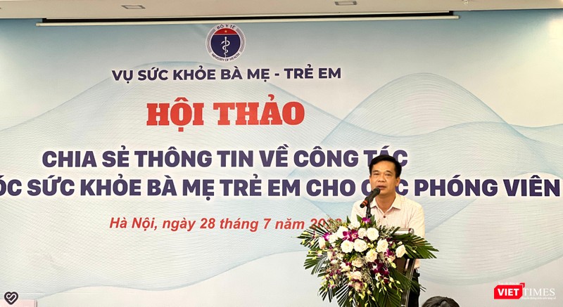 TS. Trần Đăng Khoa – Phó Vụ trưởng Vụ Sức khỏe Bà mẹ - Trẻ em (Bộ Y tế)