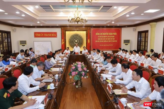 Chủ tịch Nguyễn Xuân Phúc làm việc với Ban Thường vụ Tỉnh ủy Thanh Hóa Chủ tịch Nguyễn Xuân Phúc làm việc với Ban Thường vụ Tỉnh ủy Thanh Hóa