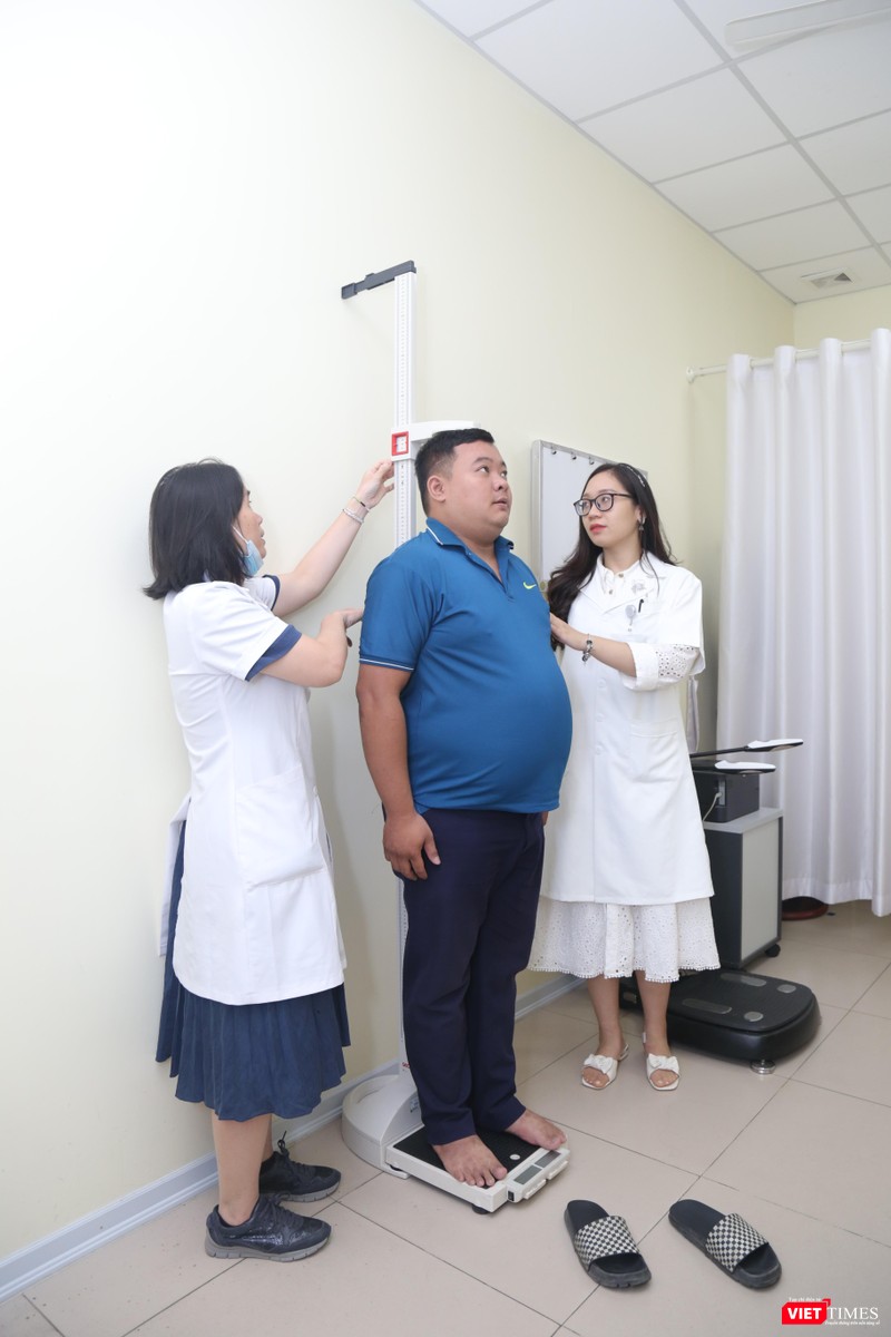 Nhiều người béo phì đã được khám và tư vấn miễn phí Nhiều người béo phì đã được khám và tư vấn miễn phí