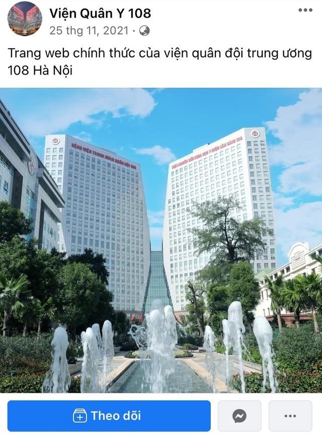 Quảng cáo mạo danh Bệnh viện Trung ương Quân đội 108 Quảng cáo mạo danh Bệnh viện Trung ương Quân đội 108