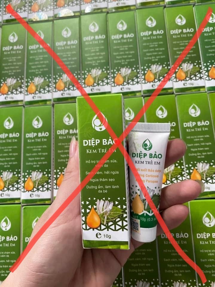 Kem Diệp Bảo có chì, mọi người không sử dụng cho trẻ Kem Diệp Bảo có chì, mọi người không sử dụng cho trẻ