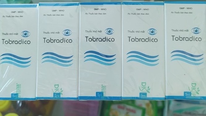 Thuốc dung dịch nhỏ mắt Tobradico của Công ty CP Dược Khoa vi phạm tiêu chuẩn chất lượng Thuốc dung dịch nhỏ mắt Tobradico của Công ty CP Dược Khoa vi phạm tiêu chuẩn chất lượng