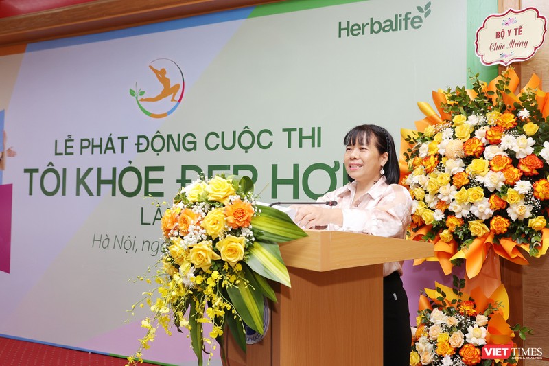 GS.TS. Lê Thị Hương - Chủ tịch Hội đồng Giám khảo cuộc thi - hứa sẽ nỗ lực hết mình, công tâm, khách quan để tìm ra 12 ứng viên xuất sắc nhất VT_GS Huong.jpeg