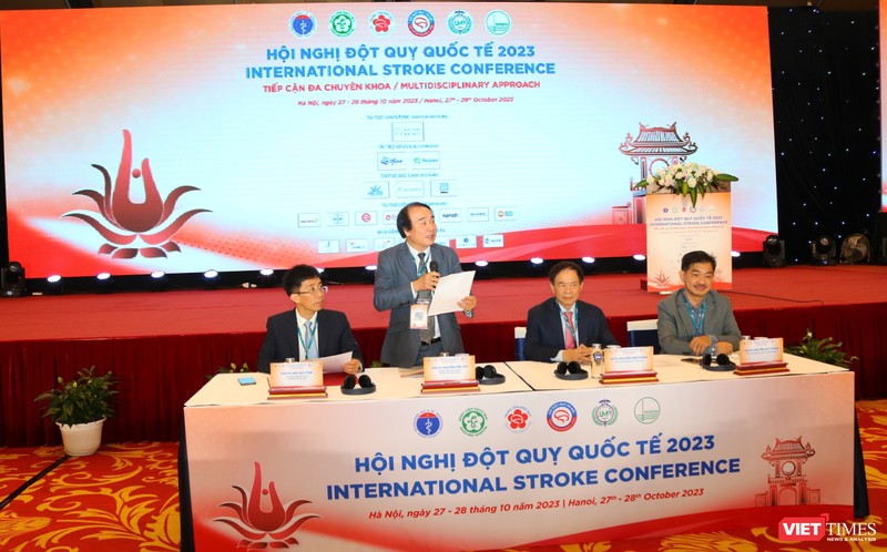 Hội nghị Đột quỵ Quốc tế 2023 quy tụ các chuyên gia hàng đầu về đột quỵ trong và ngoài nước đến chia sẻ kinh nghiệm