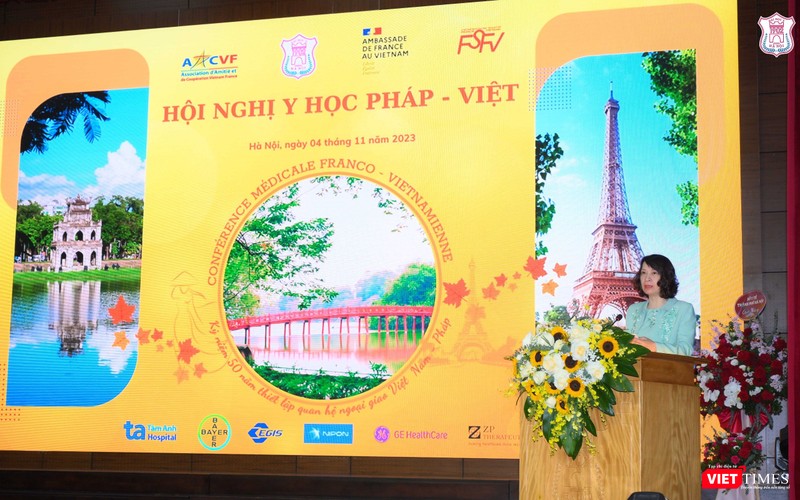 Thứ trưởng Bộ Y tế Nguyễn Thị Liên Hương: Hội nghị là một cơ hội tốt để các nhà khoa học của hai bên cùng chia sẻ kiến thức, kinh nghiệm VT_Liên hương.jpg