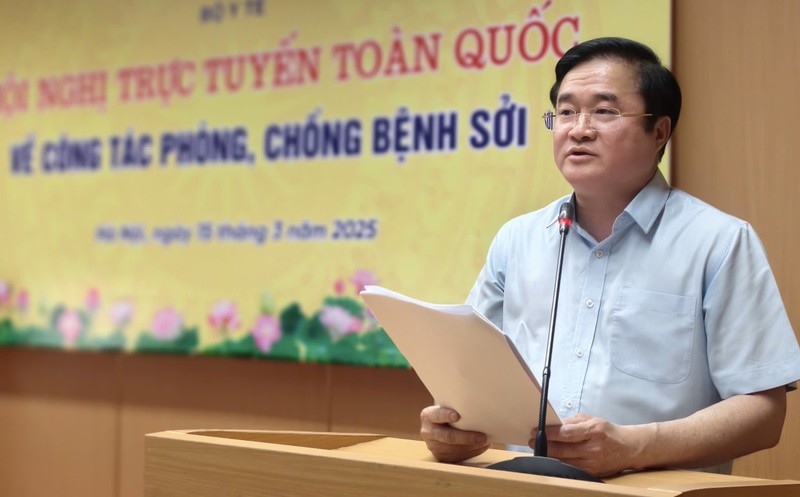 Ông Hoàng Minh Đức cho biết hiện tượng chống vắc xin cũng góp phần gia tăng dịch sởi IMG_2910.jpeg