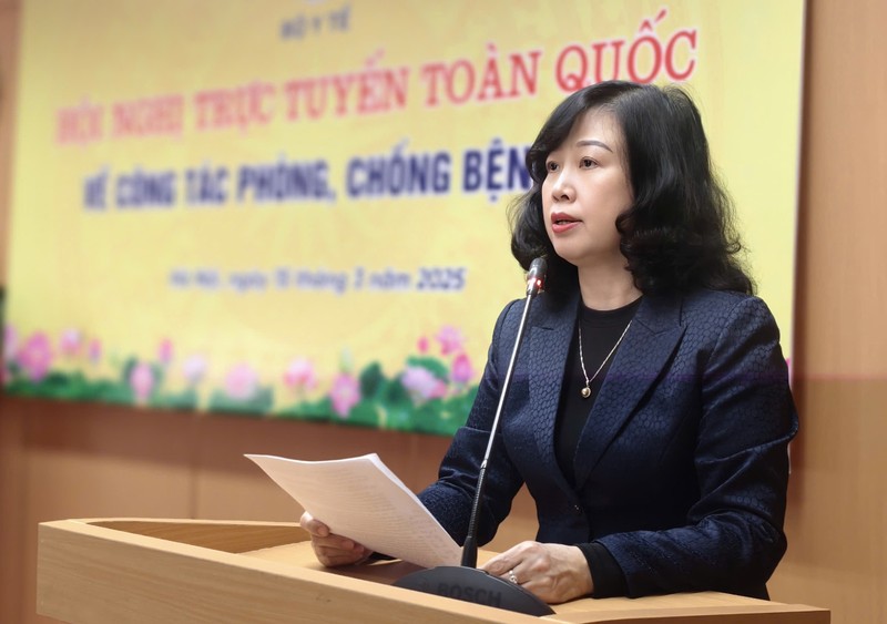 Bộ trưởng Đào Hồng Lan lưu ý tốc độ lây lan của sởi IMG_2918.jpeg