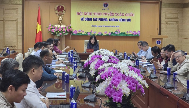 Bộ trưởng Đào Hồng Lan chủ trì cuộc họp toàn quốc về phòng, chống dịch sởi IMG_2919.jpeg