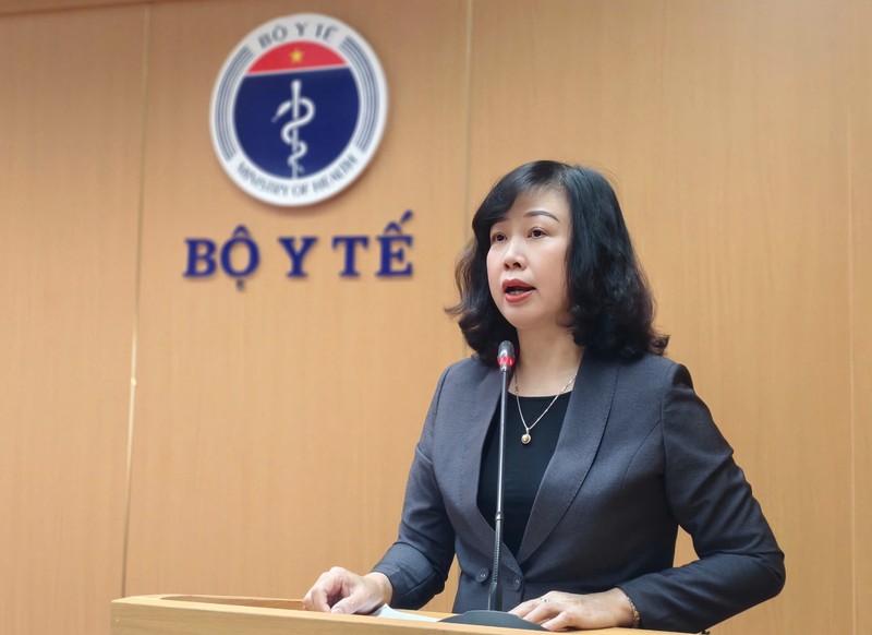 Bộ trưởng Đào Hồng Lan cho biết chống hàng giả trong lĩnh vực y tế luôn được Bộ Y tế xác định là nhiệm vụ trọng tâm BT.jpeg