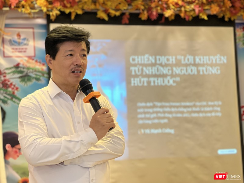 Ông Vũ Mạnh Cường nhấn mạnh vai trò của báo chí trong phòng, chống tác hại của thuốc lá VT_Cường.jpg