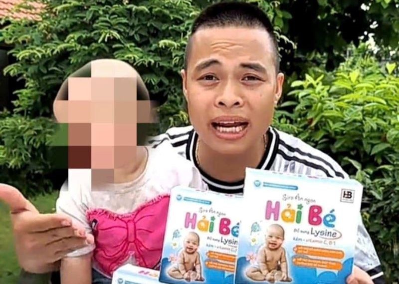 “Siro ăn ngon Hải Bé” từng được rao bán rộng rãi trên mạng xã hội 2.jpg