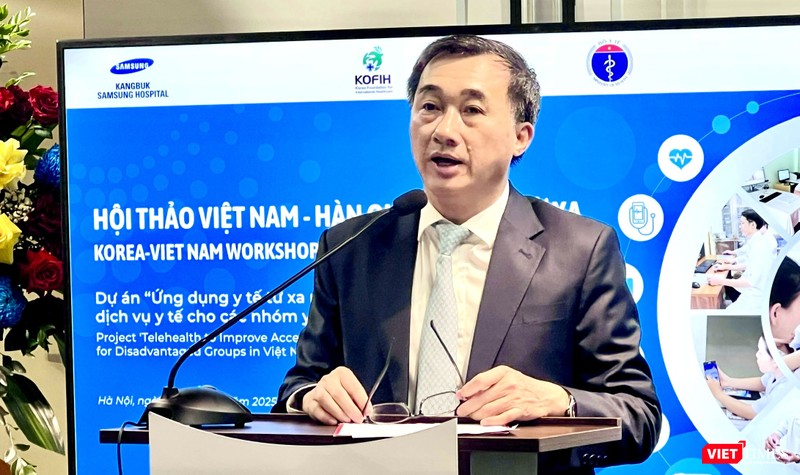 Thứ trưởng Bộ Y tế Trần Văn Thuấn khai mạc hội thảo VT_Thuan.jpg