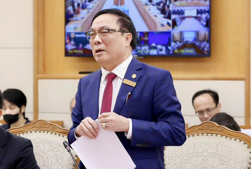 Giáo sư, Viện sĩ Nguyễn Văn Đệ, Chủ tịch Hiệp hội BVTNVN nêu những bất cập trong quy định về xe cứu thương với hệ thống BV tư. GS Đệ.jpg