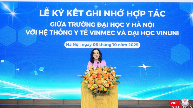 PGS.TS Phan Thị Thu Hương cho rằng việc hợp tác là nền tảng góp phần hình thành mô hình y tế hiện đại VT_Huong.jpg
