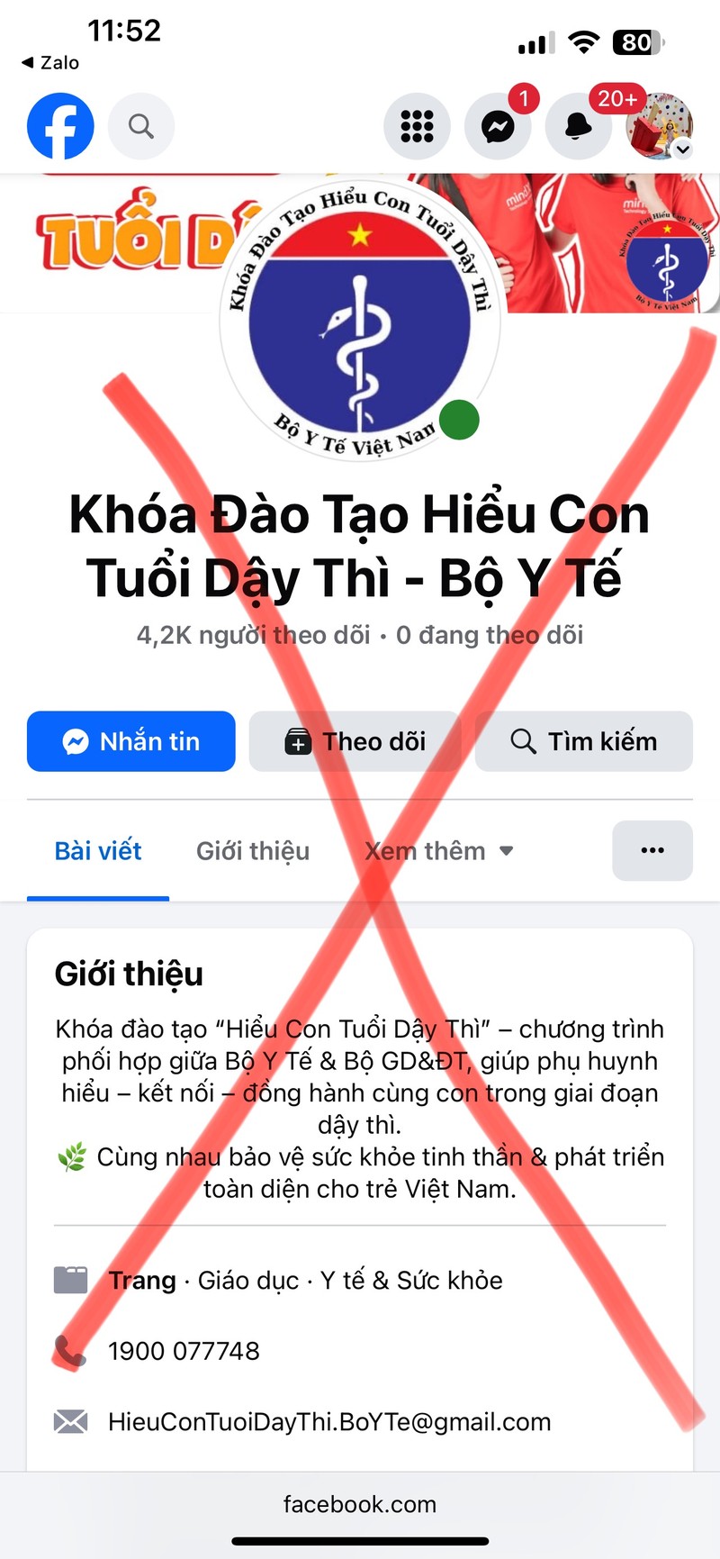 Trang giả mạo nhằm lừa đảo phụ huynh IMG_1254.jpeg