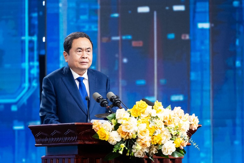 Chủ tịch Quốc hội Trần Thanh Mẫn phát biểu . Ảnh: Phạm Thắng ctqh-tran-thanh-man1.jpg