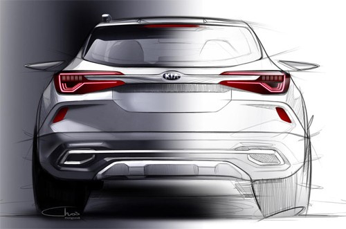 Đuôi xe nhiều đường gấp khúc, cắt xẻ.