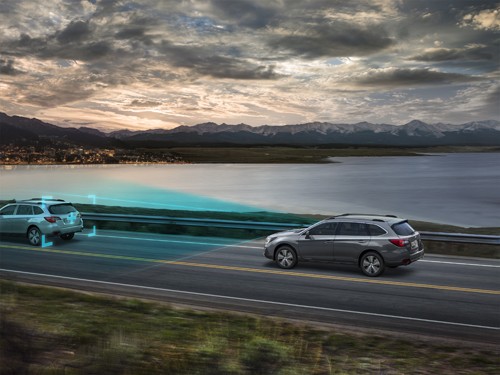 Công nghệ EyeSight quét và phân tích dữ liệu hình ảnh thu nhận để hỗ trợ người lái. Công nghệ EyeSight quét và phân tích dữ liệu hình ảnh thu nhận để hỗ trợ người lái.