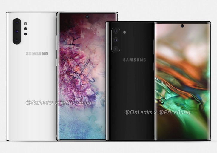 Galaxy Note10 Pro (trái), Galaxy Note10 (phải) Galaxy Note10 Pro (trái), Galaxy Note10 (phải)