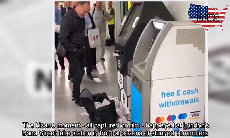 Cây ATM Bitcoin bị lỗi, tự nhiên phun tiền mặt xối xả