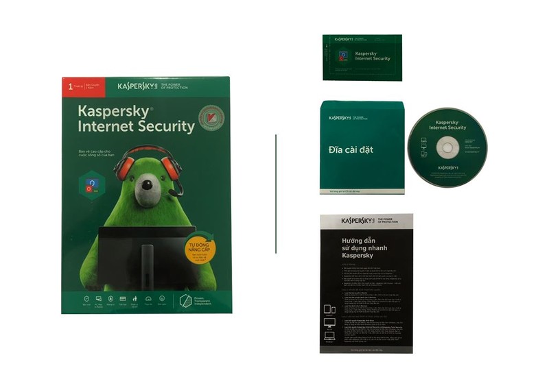 Bên trong hộp đựng sản phẩm chống vi-rút Kaspersky chính hãng Bên trong hộp đựng sản phẩm chống vi-rút Kaspersky chính hãng
