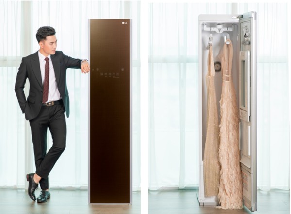 Là sản phẩm chăm sóc quần áo nhưng Styler có vẻ ngoài giống một món đồ nội thất sang trọng