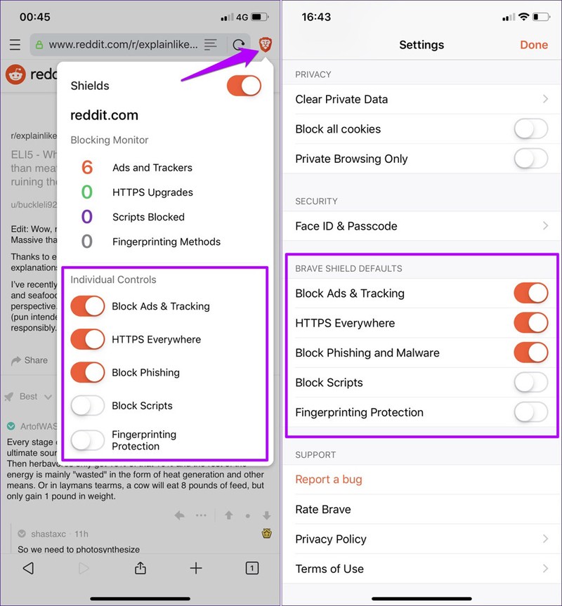 Top 5 trình duyệt tích hợp chặn quảng cáo dành cho iPhone ảnh 4 Top 5 trình duyệt tích hợp chặn quảng cáo dành cho iPhone