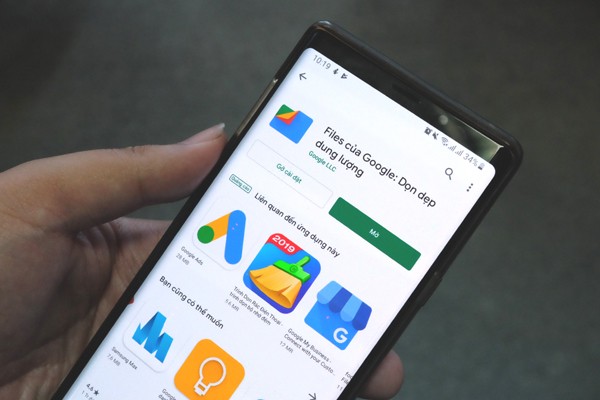 Ứng dụng quản lý Files của Google. Ảnh: Trọng Đạt