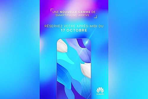 Hình ảnh rò rỉ về mẫu điện thoại mới của Huawei sẽ ra mắt vào 17/10 tới. Ảnh: Jeb Su