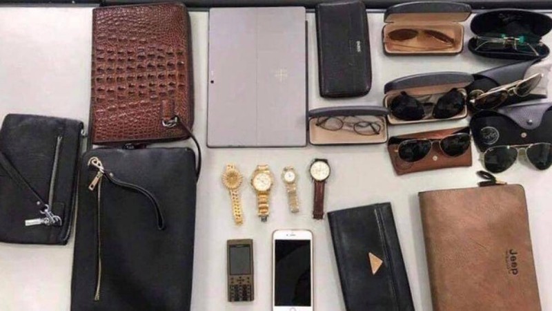 Tang vật thu được của Công an quận Bắc Từ Liêm