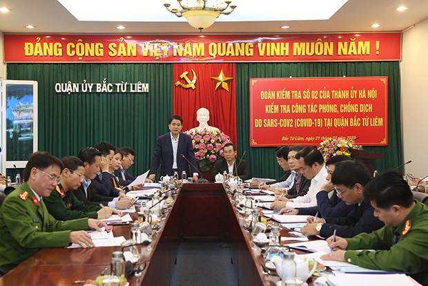 Chủ tịch TP làm việc với quận Bắc Từ Liêm, sáng 21/3. Chủ tịch TP làm việc với quận Bắc Từ Liêm, sáng 21/3.