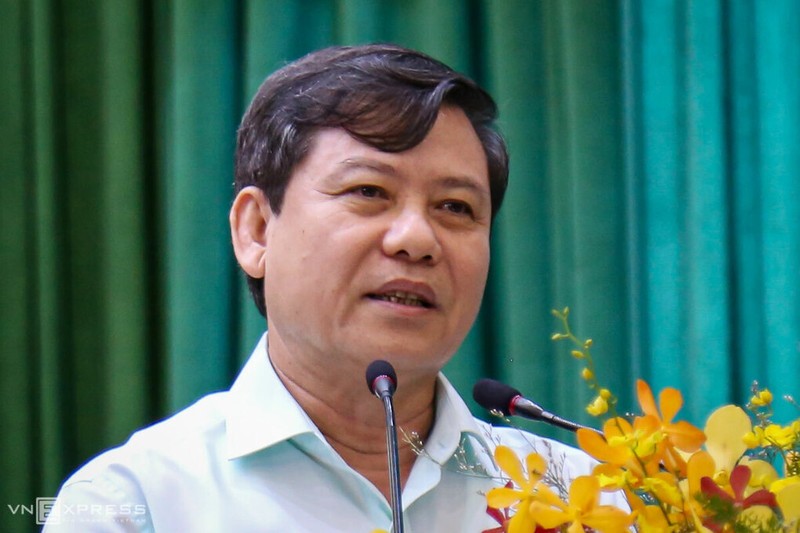 Viện trưởng VKSND Tối cao Lê Minh Trí tại cuộc tiếp xúc cử tri sáng nay. Ảnh: Hữu Công. Viện trưởng VKSND Tối cao Lê Minh Trí tại cuộc tiếp xúc cử tri sáng nay. Ảnh: Hữu Công.