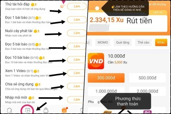 Người tham gia phải đóng tiền để được hướng dẫn hoặc kích hoạt tài khoản.