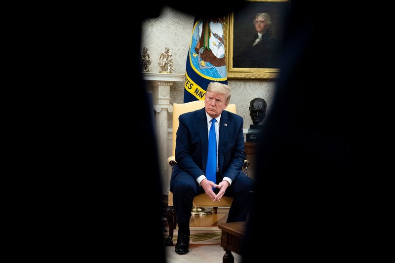 Chính quyền ông Trump đang thể hiện rõ lập trường của mình đối với các công ty đặt cơ sở sản xuất tại Trung Quốc. Ảnh: Doug Mills-Pool/Getty. Chính quyền ông Trump đang thể hiện rõ lập trường của mình đối với các công ty đặt cơ sở sản xuất tại Trung Quốc. Ảnh: Doug Mills-Pool/Getty.