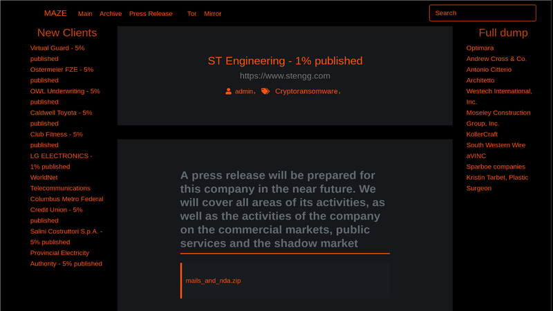 Tin tặc lập website công khai một số nạn nhân bị tấn công. Tin tặc lập website công khai một số nạn nhân bị tấn công.