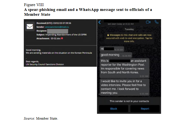 Email và tin nhắn Whatsapp của tin tặc gửi cho các quan chức LHQ Email và tin nhắn Whatsapp của tin tặc gửi cho các quan chức LHQ